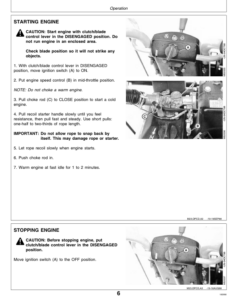 Alternative view of John Deere E35 Edger Operator's Manual (OMM79615)