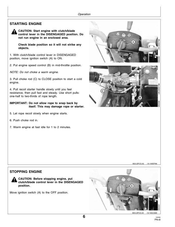John Deere E35 Edger Operator's Manual (OMM79615) - Image 2
