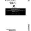 John Deere 72-Inch Mid-Mount Mower for 70 Series Tractors (010001-) Operator's Manual (OMM79619)