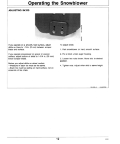 Alternative view of John Deere TRS24, TRX24, TRS26 & TRX26 Walk-Behind Snow Blowers(010001-) Operator's Manual (OMM79630)