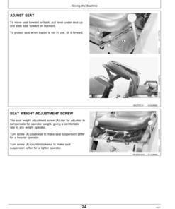 Alternative view of John Deere 870, 970, 1070 Compact Utility Tractor Operator's Manual (OMM79651)