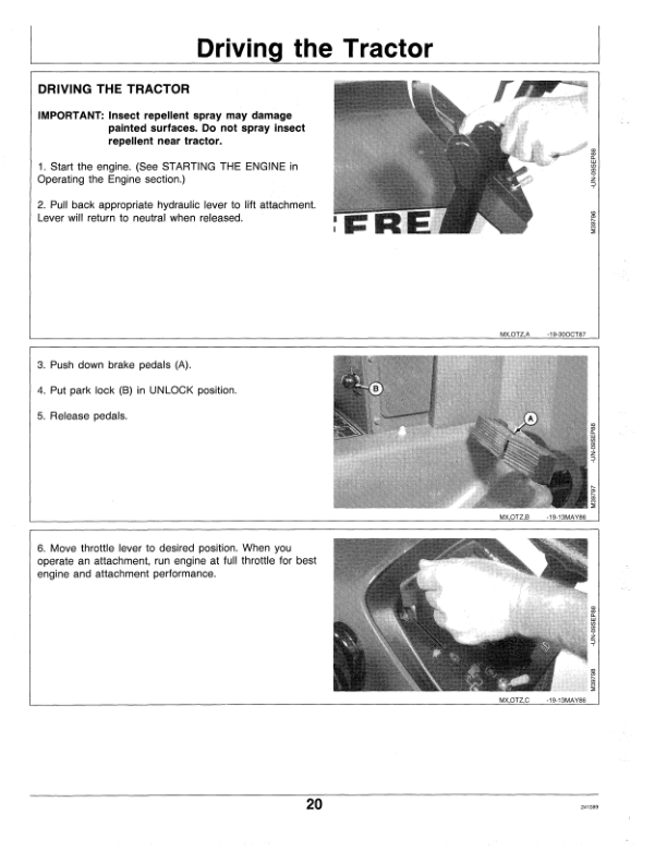 John Deere 332 Lawn & Garden Tractor (010001-) Operator's Manual (OMM79663) - Image 2