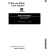 John Deere STX30 & STX38 Lawn Tractors Operator's Manual (OMM79672)