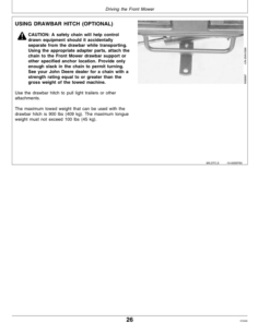 Alternative view of John Deere F910 & F930 Front Mower (010001-) Operator's Manual (OMM79675)