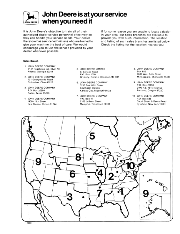 John Deere 65 Riding Mower (080001-) Operator's Manual (OMM81910) - Image 2