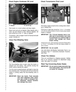 Alternative view of John Deere 317 Hydrostatic Tractor (095001-) Operator's Manual (OMM82777)