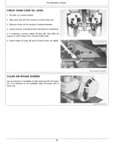 Alternative view of John Deere 216 Walk-Behind Rotary Tiller (120001-) Operator's Manual (OMM82865)