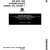 John Deere 826, 1032 Walk-Behind Snow Blowers (120001-) Operator's Manual (OMM83163)
