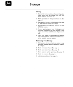 Alternative view of John Deere 826, 1032 Walk-Behind Snow Blowers (120001-) Operator's Manual (OMM83163)