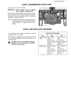 Alternative view of John Deere 314 Lawn & Garden Tractor Operator's Manual (OMM83207)