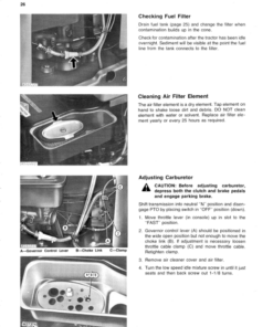 Alternative view of John Deere 108, 111 Lawn Tractors (120001-) Operator's Manual (OMM83225)