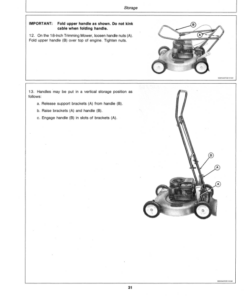 Alternative view of John Deere 18, 20-Inch Rotary Mowers (120001-) Operator's Manual (OMM83327)