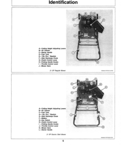 Alternative view of John Deere 21SP & 21SPE Walk-Behind Rotary Mower (155001-) Operator's Manual (OMM83768)