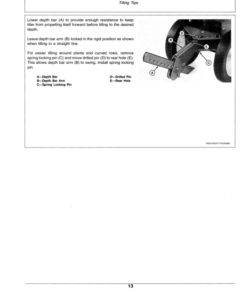 Alternative view of John Deere 624 Walk-Behind Rotary Tiller (155001-) Operator's Manual (OMM83824)