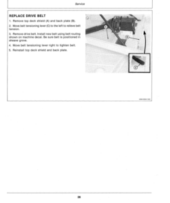 Alternative view of John Deere 261 Rotary Mower (60 Inch) (MY1981-MY1984) Operator's Manual (OMM84533)