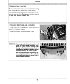 Alternative view of John Deere 318 Lawn & Garden Tractor Operator's Manual (OMM85014)