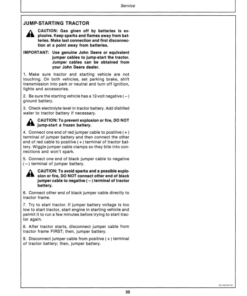 Alternative view of John Deere 420 Lawn & Garden Tractor Operator's Manual (OMM85043)