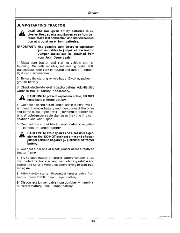 John Deere 420 Lawn & Garden Tractor Operator's Manual (OMM85043) - Image 2