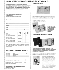 Alternative view of John Deere 108, 111 Lawn Tractors (190001-) Operator's Manual (OMM85067)