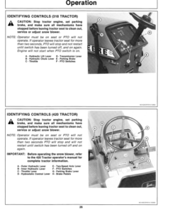 Alternative view of John Deere 47-Inch Two Stage Snowblower Operator's Manual (OMM85199)