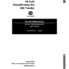 John Deere 46-In. Snowthrower for 420 Tractor Operator's Manual (OMM85399)