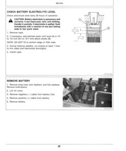 Alternative view of John Deere 116H Lawn & Garden Tractor (232001-) Operator's Manual (OMM85533)
