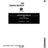 John Deere S92 Riding Mower Operator's Manual (OMM86258)