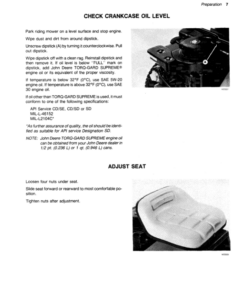 Alternative view of John Deere R70, R72 Riding Mower Operator's Manual (OMM86426)