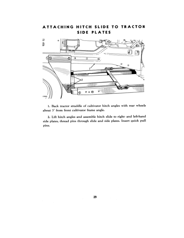 John Deere No. 8 Integral Field Cultivator Operator's Manual (OMM8650) - Image 2