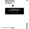 John Deere S80, S82 Riding Mowers Operator's Manual (OMM86641)