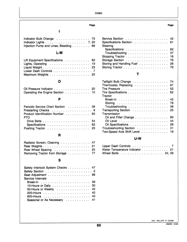John Deere 430 Lawn & Garden Tractor Operator's Manual (OMM87456) - Image 2