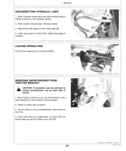 Alternative view of John Deere 49 Snowthrower (005835-) Operator's Manual (OMM89078)