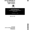 John Deere 60-Inch Rotary Mower for 400 Tractor Operator's Manual (OMM89089)