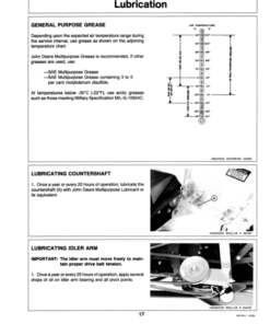 Alternative view of John Deere 338 Snowthrower (537001-) Operator's Manual (OMM89620)