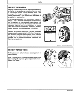 Alternative view of John Deere 130, 160 & 165 Lawn Tractor Operator's Manual (OMM89684)