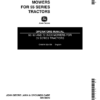 John Deere 50, 60 & 72 Inch Mowers (55 Series Tractors) Operator's Manual (OMM91324)
