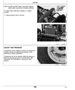 Alternative view of John Deere 655, 755, 855 & 955 Compact Utility Tractors (010001-100000) & (615001-750000) Operator's Manual (OMM92614)