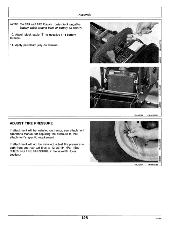 John Deere 655, 755, 855 & 955 Compact Utility Tractors (010001-100000) & (615001-750000) Operator's Manual (OMM92614) - Image 2