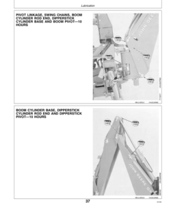 Alternative view of John Deere 8A Backhoe Operator's Manual (OMM93626)