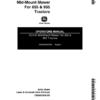John Deere 72-Inch Mid-Mount Mower - 855 & 955 Tractors Operator's Manual (OMM93936)