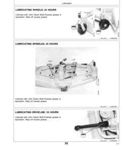 Alternative view of John Deere 72-Inch Mid-Mount Mower - 855 & 955 Tractors Operator's Manual (OMM93936)