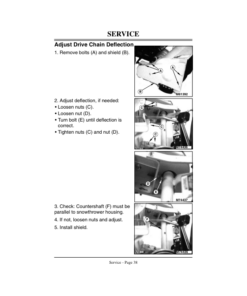 Alternative view of John Deere 38-Inch Snow Thrower, LX & GT Lawn Tractors Operator's Manual (OMM95034)