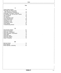 Alternative view of John Deere 240, 260, 265 & 285 Lawn & Garden Tractors Operator's Manual (OMM95270)