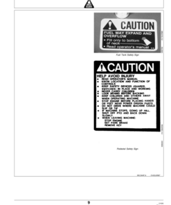 Alternative view of John Deere 322 Lawn & Garden Tractor Operator's Manual (OMM95296)
