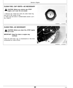 Alternative view of John Deere 14PZ, 14SZ Rotary Mowers (010001-) Operator's Manual (OMM95319)