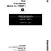 John Deere F932 Front Mower Operator's Manual (OMM95321)