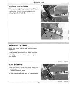 Alternative view of John Deere 670, 770 Tractors (100001-) Operator's Manual (OMM95326)