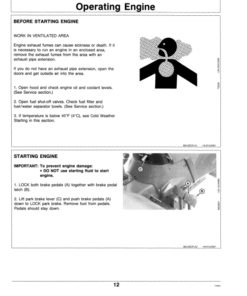 Alternative view of John Deere 870, 970, 1070 Compact Utility Tractors (100001-) Operator's Manual (OMM95327)