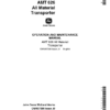 John Deere 626 Homologated All Material Transporter Operator's Manual (OMM97086)