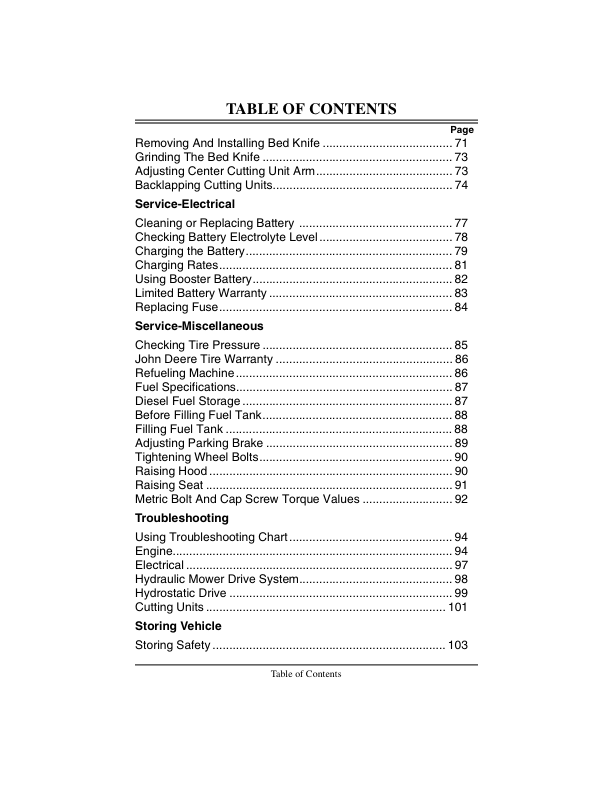 John Deere 2243 Diesel Professional Greensmower Operator's Manual (OMMT1494) - Image 2